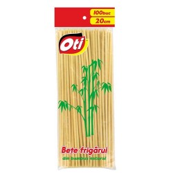 Set 100 Bete Frigarui, OTI, 20cm x 3mm, Lemn de Bambus, Bete din Lemn pentru Frigarui, Bete Frigarui din Bambus, Bete de Bambus pentru Frigarui, Bete de Lemn pentru Grill, Bete Grill Set 100 Bete Frigarui, OTI, 20cm x 3mm, Lemn de Bambus, Bete din Lemn pentru Frigarui, Bete Frigarui din Bambus, Bete de Bambus pentru Frigarui, Bete de Lemn pentru Grill, Bete Grill