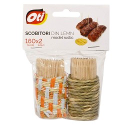 Set 2 Tuburi Decorative cu Scobitori din Lemn OTI, 160 Buc/Tub, Scobitori din Lemn, Scobitori pentru Petreceri, Scobitori pentru Aperitive, Scobitori Festive, Scobitori pentru Picnic Set 2 Tuburi Decorative cu Scobitori din Lemn OTI, 160 Buc/Tub, Scobitori din Lemn, Scobitori pentru Petreceri, Scobitori pentru Aperitive, Scobitori Festive, Scobitori pentru Picnic