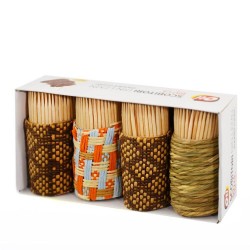 Set 4 Tuburi Decorative cu Scobitori din Lemn OTI,160 Buc/Tub, Scobitori din Lemn, Scobitori pentru Petreceri, Scobitori pentru Aperitive, Scobitori Festive, Scobitori pentru Picnic Set 4 Tuburi Decorative cu Scobitori din Lemn OTI,160 Buc/Tub, Scobitori din Lemn, Scobitori pentru Petreceri, Scobitori pentru Aperitive, Scobitori Festive, Scobitori pentru Picnic