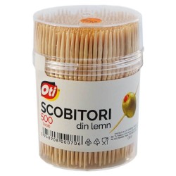 Scobitori din Lemn OTI, Lungime 65 mm, 500 Buc/Tub, Scobitori din Lemn Mesteacan, Scobitori pentru Petreceri, Scobitori pentru Aperitive, Scobitori Festive, Scobitori pentru Picnic Scobitori din Lemn OTI, Lungime 65 mm, 500 Buc/Tub, Scobitori din Lemn Mesteacan, Scobitori pentru Petreceri, Scobitori pentru Aperitive, Scobitori Festive, Scobitori pentru Picnic