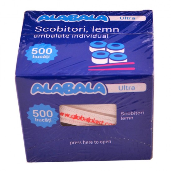 Scobitori din Lemn Bambus, 2x66 mm, Ambalate Individual, 500 Buc/Cutie, Scobitori din Lemn, Scobitori pentru Petreceri, Scobitori pentru Aperitive, Scobitori Festive, Scobitori pentru Picnic
