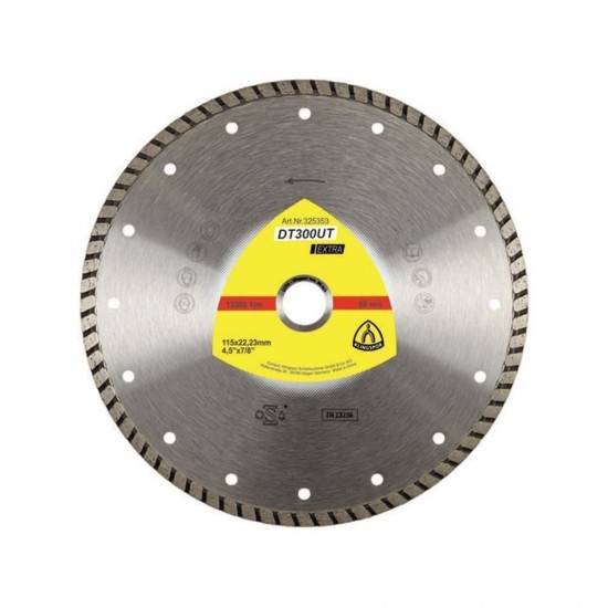 Disc Debitare cu Diamant Klingspor DT300UT Extra, 115x1.9mm, Beton, Disc Debitare Extra Beton, Disc pentru Polizorul Unghiular, Panza Flex pentru Beton, Discuri Debitare cu Diamant pentru Beton, Panza pentru Taiat Diamantata, Panza Diamantata pentru Beton