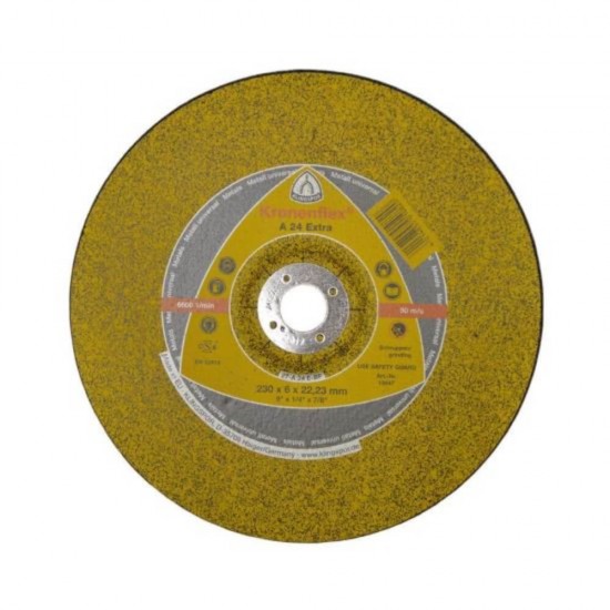 Disc Polizare Klingspor A24 Extra, 230x6x22mm, Universal, Metal, Disc Polizare Standard Metale Neferoase, Disc pentru Polizorul Unghiular, Disc pentru Flex, Panza Flex pentru Metal, Discuri Polizare Otel, Discuri pentru Polizoare Unghiulare