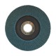 Disc Polizare Lamelar cu Zirconiu, Verto, Diametru 125 mm, Prindere 22.2 mm, Pentru Flex, Abraziv, Granulatie K100,Disc Polizare K100 Lamelar, Disc de Polizare cu 125 mm Diametru, Disc Polizare Verto Lamelar, Disc Abraziv Polizare Verto