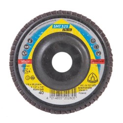 Disc Lamelar KLINGSPOR SMT325 Extra GER P40, 115x22 mm, pentru Otel, Discuri Lamelare, KLINGSPOR Discuri Lamelare, Discuri si Accesorii Polizoare, Materiale Abrazive