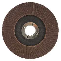 Disc Polizare Lamelar Verto, Evantai, pentru Flex, 125 x 22.2 mm, Abraziv, Granulatie K120, Accesorii Polizare si Slefuire, Accesorii Polizare si Slefuire Verto, Disc Lamelar