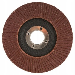 Disc Polizare Lamelar Verto, Evantai, pentru Flex, 125 x 22.2 mm, Abraziv, Granulatie K80, Accesorii Polizare si Slefuire, Accesorii Polizare si Slefuire Verto, Disc Lamelar