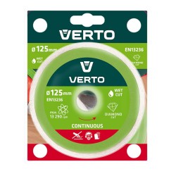 Disc Diamantat Continuu Verto, 125x2 mm, Prindere 22.2 mm, Disc pentru Flex, Discuri Diamantate Continue, Disc de Flex, Discuri Taiere Flex, Discuri Polizor Unghiular, Discuri Polizor Unghiular, Discuri Taiere Polizor Unghiular, Disc Taiere Ceramica