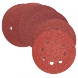 Set 5 Discuri Abrazive Verto, Perforate, cu Velcro, Granulatie K100, 125 mm, Disc Abraziv, Disc din Hartie Abraziva, Disc Abraziv, Disc Abraziv Verto, Abraziv Disc, Verto Disc Abraziv Velcro K100