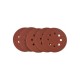Set 5 Discuri Abrazive Verto, Perforate, cu Velcro, Granulatie K80, 125 mm, Disc Abraziv, Disc din Hartie Abraziva, Disc Abraziv, Disc Abraziv Verto, Abraziv Disc, Verto Disc Abraziv Velcro K80