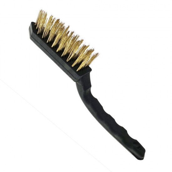 Perie Sarma Sentosa cu 5 Randuri din Otel, Coada de Plastic, Perie de Serma cu 5 Randuri, Perie de Sarma din Coada de Plastic, Perie de Sarma din Otel, Perie de Sarma Sentosa pentru Curatarea Suprafetelor