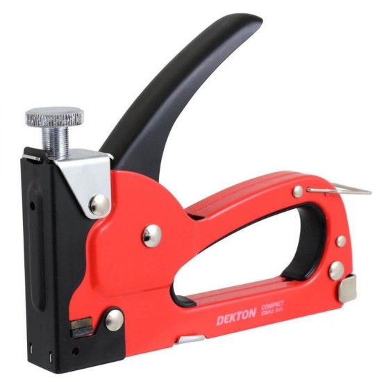 Capsator Dekton pentru Tapiterie, 100 Capse, pentru Capse 4-8 mm, Scule de Mana si Unelte, Capsatoare pentru Tapiterie, Capsator Metalic Tapiterie 4-8 mm, Masini de Capsat pentru Tapiterie, Echipamente Bricolaj si Constructii, Capsator Tapiterie Manual