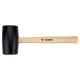 Ciocan de Cauciuc Topex, Maner de Lemn, 305x88 mm, 340 g, Ciocan Topex, Ciocan din Cauciuc, Ciocan Topex de Cauciuc, Ciocan 340 g, Ciocan Cauciuc, Ciocan din Cauciuc Negru