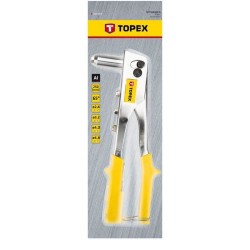 Cleste Nituri Topex, 2.4-4.8 mm, Metalic, Scule si Unelte, Scule de Mana, Clesti, Cleste de Nituit, Topex Cleste Metalic, Cleste pentru Nituri de Aluminiu, Cleste Lungime 250 mm