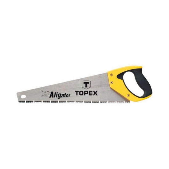 Fierastrau Model Aligator TOPEX, 500 mm, 1 buc, Fierastrau pentru Lemn, Fierastrau de Metal, Fierastrau cu Maner Ergonomic, Fierastrau cu Lama de Metal, Fierastrau cu Dinti, Fierastrau Semiprofesional, Fierastrau Aligator, Fierastraie Topex