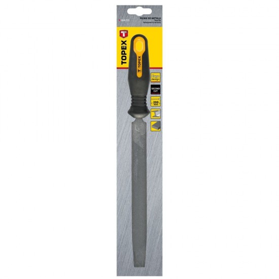 Pila Plata pentru Metal Topex, 200x2 mm, Pila de Metal, Pila pentru Metal, Pile de Metal, Pile pentru Metal, Pile Plate pentru Metal, Pile Pilit Metal, Pila Pilit Metal, Pila Razuit Metal, Pile Razuit Metal, Pila Lacatuserie, Pile Lacatuserie