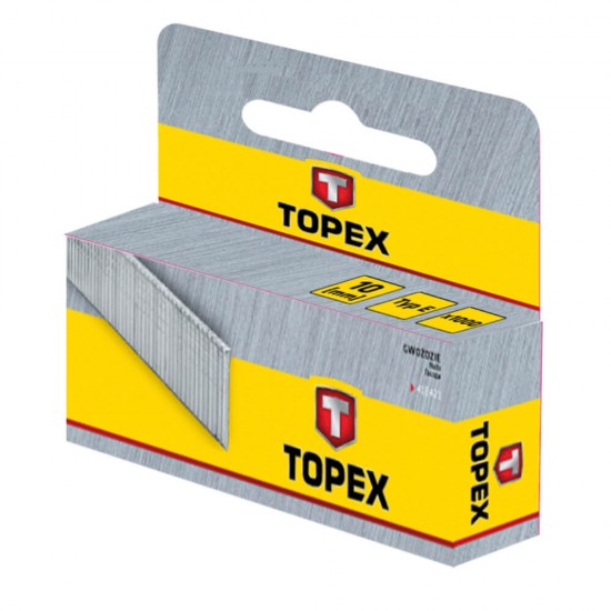 Capse Tip J, Topex, 1000 Buc/Set, Dimensiune 10 mm, Capse si Agrafe Topex, Capse 10 mm Topex, Capse 1000 buc, Capse Tapiterie, Capse Constructii