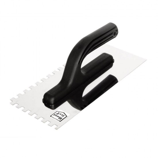 Gletiera din Inox, Dimensiune 270x128 mm, Dimensiune Dinti 10x10 mm