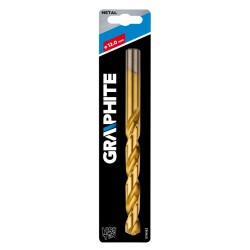 Burghiu HSS TiN pentru Metal Graphite, 12 mm, Burghiu Metal, Burghiu Otel, Burghiu Placi Metalice, Burghiu Gaurire Metal, Burghiu din Otel, Burghiu Gaurire Otel, Burghie Metal, Burghie Otel, Burghie din Otel, Burghie Gaurire