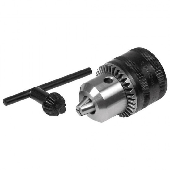 Mandrina cu Cheie Verto, 1/2'' x 20 mm, 1-13 mm, pentru Bormasina, Accesorii Bormasina, Accesoriu Bormasina, Accesorii pentru Gaurit si Insurubat Verto, Accesoriu Verto Bormasina