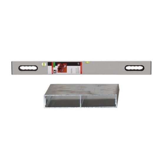 Dreptar din Aluminiu KAPRO, 200 cm, cu Bule si Maner, Rigla de Zidarie, Dreptar de Aluminiu 2 m, Dreptar cu Bule si Maner, Dreptare de Aluminiu cu Maner si Bule, Dreptar Aluminiu pentru Finisari Interioare, Amenajari Interioare, Instrumente de Masura