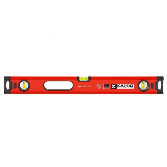 Nivela cu 3 Bule de Masurare, Kapro, 80 cm, Rosie, Nivela cu Bule Masurare, Nivela 3 Bule, Nivela pentru Masurat, Boloboc Masurare, Boloboc cu 3 Bule, Boloboc
