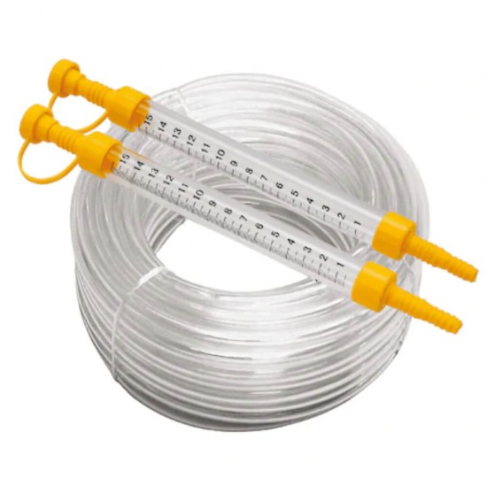 Nivela Apa cu 2 Flacoane Gradate TOPEX, Furtun de Nivel 15 m, 1 buc, Nivela cu Apa, Nivela pentru Inclinare, Nivela cu Furtun, Nivela cu Apa si Furtun, Nivela Apa cu Furtun, Nivela cu Flacoane Gradate, Nivela de Apa cu Flacoane Gradate si Furtun