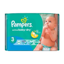 Scutece Pampers Active Baby, 42 Buc, Nr. 3, 6-10 kg, Scutece pentru Copii, Scutece nr 3, Scutece 6-10 kg, Scutece pentru Bebe Activi, Scutece pentru Copii Activi, Scutece Protectie 12 Ore, Scutece pentru Noapte, Scutece de Noapte