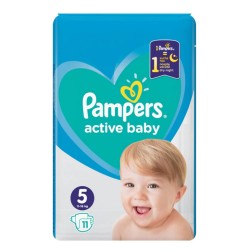 Scutece pentru Copii Pampers Active Baby, Nr. 5, 11 Bucati, Scutece Copii, Scutece Bebelusi, Scutec Copii, Scutece de Copii, Scutece Pampers, Pampers Scutece, Scutece Chilot, Pampers Chilot, Scutece Nr. 5, Pampers Bebelusi, Scutece de Bebelusi