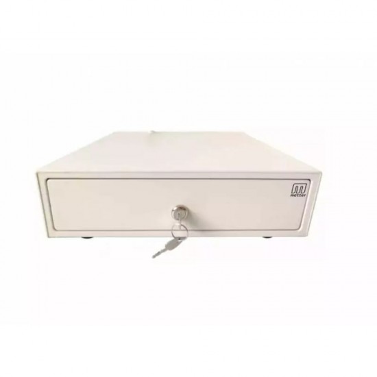 Sertar Metalic de Bani CDE300WH Metter, 300x360x80 mm, Alb, Sertar de Bani, Sertare de Bani, Sertare Bani, Sertar Bani, Sertare Metalice de Bani, Sertare Depozitare Bani, Sertare Bancnote, Sertare Casa de Marcat, Sertare pentru bani, Sertar pentru Bani