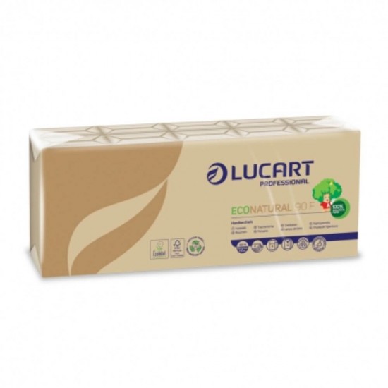  Servetele Parfumate Lucart in 3 Straturi, 21x21 cm, 10 Pachete/Set, Servetele Uscate, Batiste Nazale Parfumate, Servetele Parfumate, Servetele Uscate Lucart Eco Natural, Servetele Faciale, Articole Cosmetica, Set de Servetele 