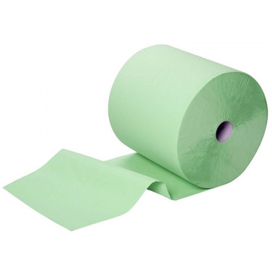 Prosoape Jumbo, 1 Strat, 2530 g, Culoare Verde, Prosoape Hartie si Servetele, Prosoape de Hartie in Rola, Role de Hartie Absorbanta, Prosoape de Hartie pentru Maini, Prosoape de Hartie in Rola