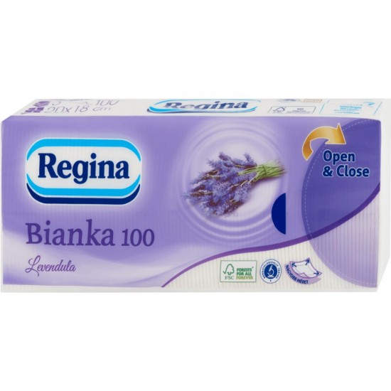 Pachet 100 de Servetele Batiste, Regina Bianka, 3 Straturi, Levantica, Albe, Igiena, Servetele Batiste, Servetele Albe, Servetele Batiste cu 3 Straturi, Pachet 100 de Servetele Batiste