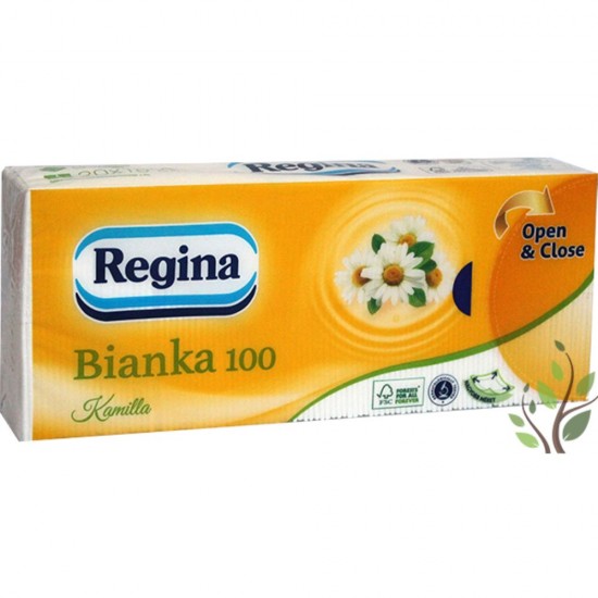Pachet 100 de Servetele Batiste, Regina Bianka, 3 Straturi, Musetel, Albe, Igiena, Servetele Batiste, Servetele Albe, Servetele Batiste cu 3 Straturi