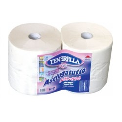 Prosoape Hartie Tenerella Top pentru Uz Casnic, 2 Straturi, 800 Foi/Rola, Lungime Rola 170 m, Diametru 25 cm, Prosoape Hartie si Servetele, Prosoape Hartie Multifunctionale, Prosoape de Hartie Super Absorbante, Rola Prosoape de Hartie Uz Casnic