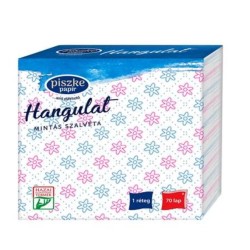 Servetele de Masa, Piszke Papir Hangulat, 70 Buc/Pachet, 33X33 cm, Un Strat, Multicolor, Servetele de Masa Colorate, Pachet de Servetele, Servetele de Masa Un Strat, Servetele de Masa Clasice