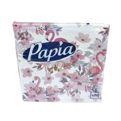 Set 20 Servetele Decorative PAPIA, 3 Straturi, 33x33 cm, Cu Flori, Pachete Servetele Decorative, Servetele Decorative cu Modele, Servetele Evenimente si Sarbatori, Servetele Festive, Servetele Ocazii, Set Servetele Masa Decorative cu Modele