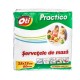 Servetele Masa OTI Practico, 1 Strat, 25x25 cm, 80 Servetele/Set, Culoare Alba, Servetele Albe de Masa, Prosoape de Hartie si Servetele, Servetele Uscate, Servetele de Unica Folosinta, Servetele Uscate de Masa