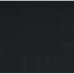 Set 750 Servetele Masa Assist Trend, 1 Strat, 33x33 cm, Culoare Neagra, Set Servetele Negre de Masa, Pachet Servetele de Masa Colorate, Servetele Decorative Negre, Servetele de Masa Profesionale