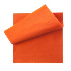 Servetele Masa OTI Uz Profesional, 3 Straturi, 33x33 cm, 250 Servetele/Set, Culoare Portocaliu, Servetele Portocalii de Masa, Servetele de Masa Colorate, Servetele Decorative Portocalii, Servetele de Masa Profesionale