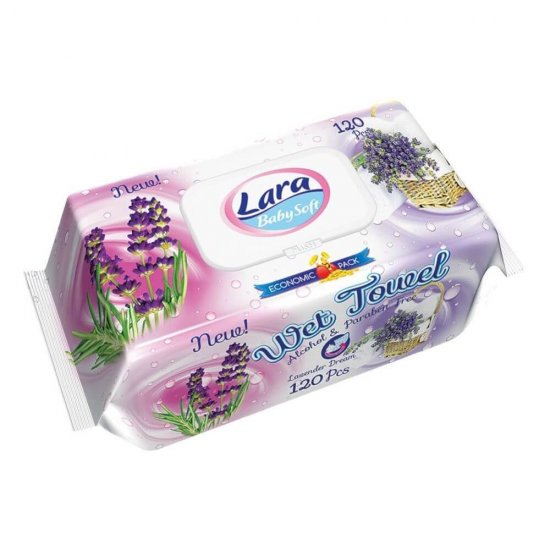 Set 120 Servetele Umede Lara, cu Lavanda, Fara Alcool si Parabieni, Servetele Umede cu Lavanda, Servetele Umede Lavanda, Servetele Umede Fara Alcool, Servetele Umede Fara Parabeni, Servetele Umede Delicate