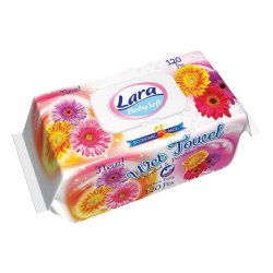 Set 120 Servetele Umede Lara, cu Gerbera, Fara Alcool si Parabeni, Servetele Umede cu Gerbera, Servetele Umede Gerbera, Servetele Umede Fara Alcool, Servetele Umede Fara Parabeni, Servetele Umede Delicate