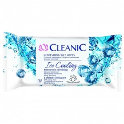 Servetele Umede Ice Cooling CLEANIC, 15 Buc/Set, Servetele Umede, Servetele Delicate, Servetele Antibacteriene, Servetele Buzunar, Servetele Maini, Servetele Dezinfectante