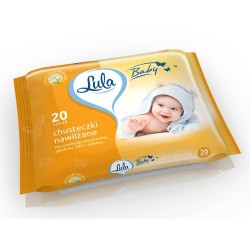 Servetele Umede Lula Baby, Musetel, 20 Buc/Pachet, fara Alcool si Parabeni, Servetele Umede pentru Copii, Servetele Umede Baby, Servetele Umede cu Musetel, Servetele Umede Lula, Servetele Umede Bebelusi