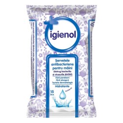 Servetele Dezinfectante Igienol, 15 Servetele/Pachet, Servetele Umede, Igienol Servetele Antibacteriene, Servetele Dezinfectante, Servetele Multifunctionale, Servetele Suprafete, Igienol Pachet Servetele Umede Antibacteriene