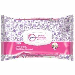 Servetele Dezinfectante Igienol, 60 Servetele/Pachet, Parfum Mar, Servetele Umede, Igienol Servetele Antibacteriene, Servetele Dezinfectante, Servetele Multifunctionale, Servetele Suprafete, Igienol Pachet Servetele Umede Antibacteriene