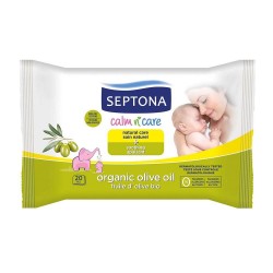 Servetele Umede pentru Bebelusi SEPTONA, 20 Buc/Set, Extract de Ulei de Masline, Servetele Umede Septona, Servetele Bebelusi Septona, Servetele Umede pentru Copii, Servetele Umede Baby, Servetele Umede Nou Nascuti