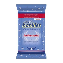 Pachet 15 Servetele Umede Antibacteriene Wet Hankies Clean and Refresh, Servetele Umede Dezinfectante, Servetele Dezinfectante, Pachet Servetele Umede, Servetele Umede la Pachet, Servetele Antibacteriene, Servetele Wet Hankies