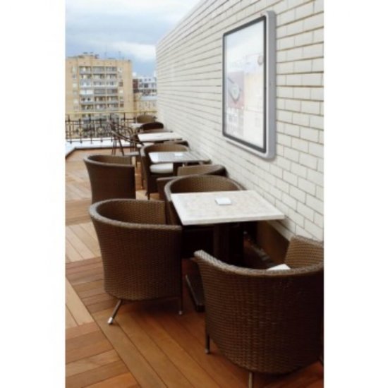 Avizier Magnetic 4xA4 Nobo, Carcasa Metalica Exterior, Lacat cu 2 Chei, Alb, Aviziere Magnetice, Avizier Nobo, Aviziere Nobo, Avizier Scoala, Avizier Scolar, Aviziere Magnetice Scoala, Aviziere Scolare Magnetice, Avizier cu Lacat, Avizier Exterior