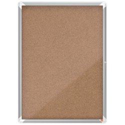 Avizier din Pluta 9xA4 Nobo, Carcasa Metalica pentru Interior, Sticla Frontala 4 mm, Lacat cu Chei, Maro, Aviziere Pluta, Avizier Nobo, Aviziere Nobo, Avizier Scoala, Avizier Scolar, Avizier de Pluta, Aviziere Scolare din Pluta, Avizier cu Lacat